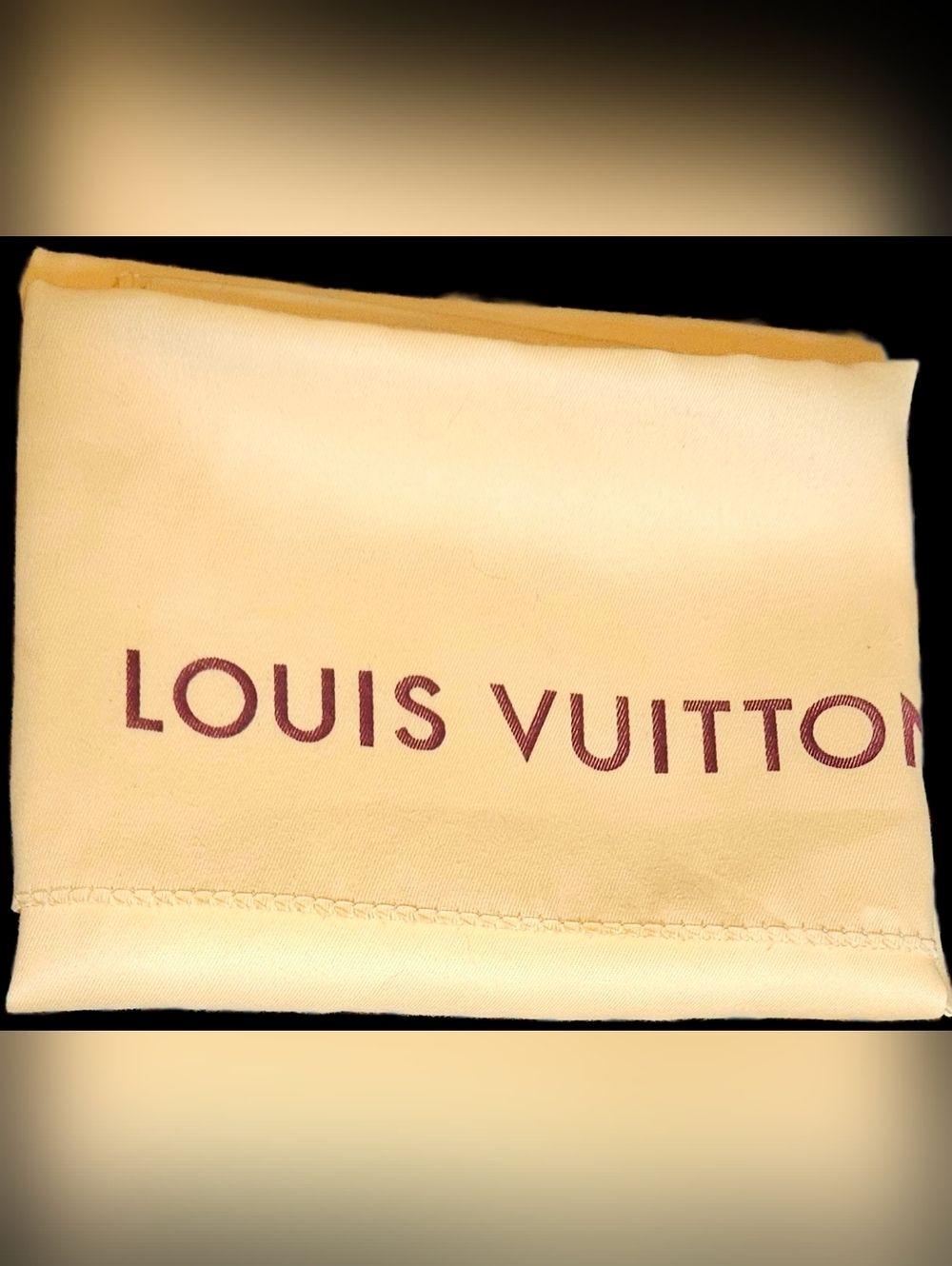NEW Auth Louis Vuitton XL Silky Envelope Dust Bag Keepall Travel Onthego Handbag - Picture 2 of 10